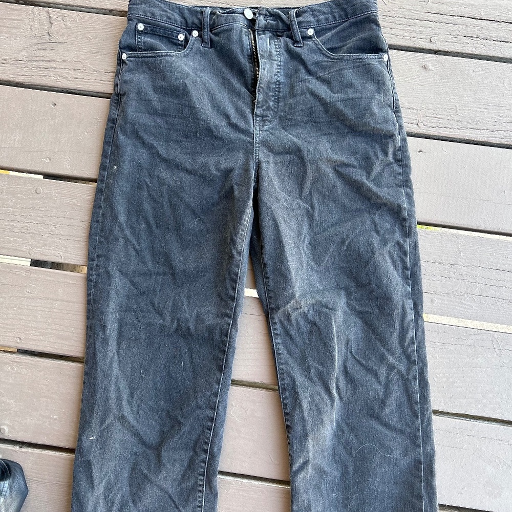 Madewell wide leg crop jeans